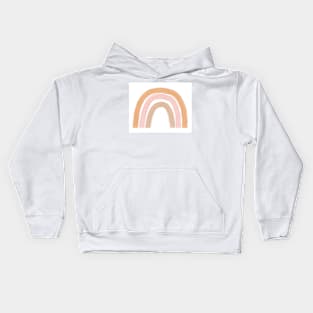 Abstract Rainbow 1, girly blush peach palette Kids Hoodie